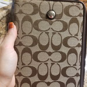 Coach kindle fire cover